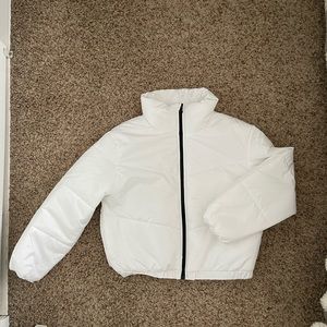 Wild Fable white puffer jacket